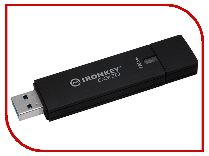 

USB Flash Drive 16Gb - Kingston IronKey D300 USB 3.0 IKD300/16GB