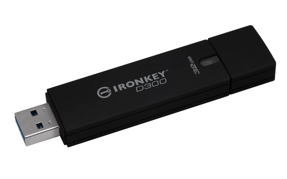 

USB Flash Drive 32Gb - Kingston IronKey D300 USB 3.0 IKD300/32GB, IronKey D300 IKD300/32GB