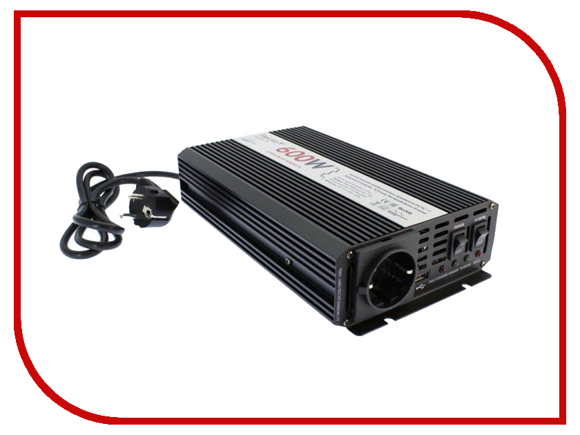 

Автоинвертор Relato UMS600/12V (600Вт) с 12В на 220В