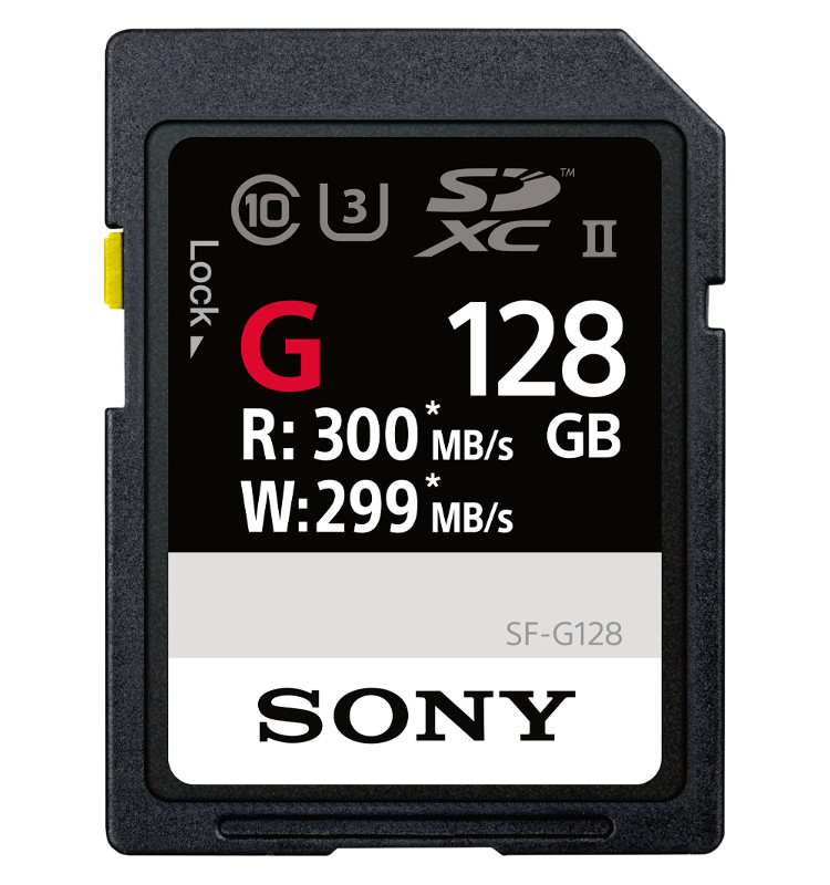 фото Карта памяти 128Gb - Sony Secure Digital XC UHS-II Class 10 SF-G128