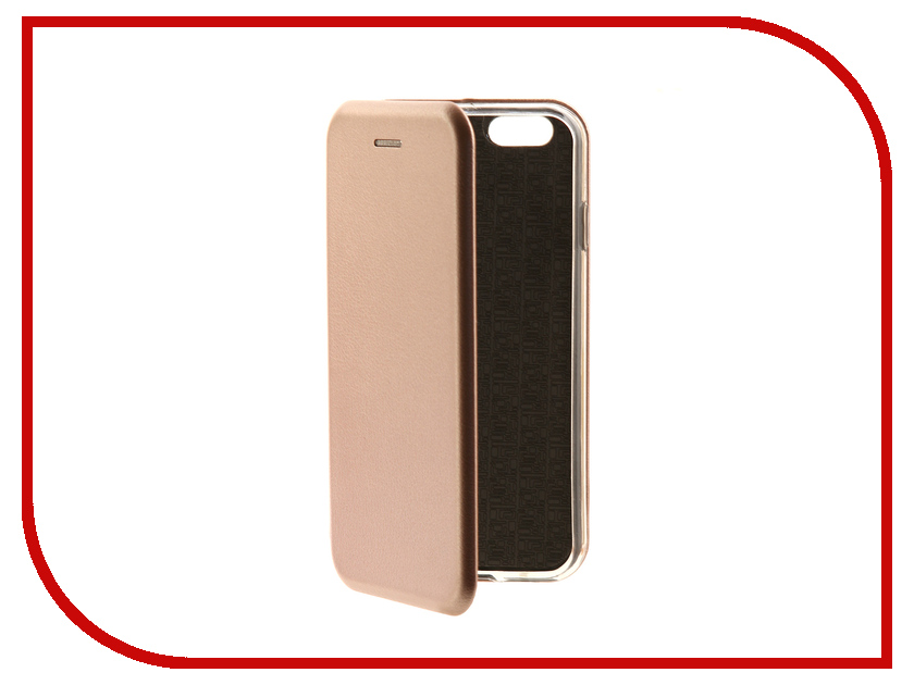 

Аксессуар Чехол-книга Innovation Book для APPLE iPhone 6/6S Pink-Gold 10561