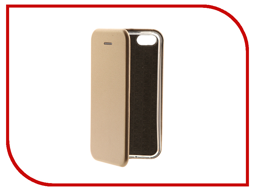 

Аксессуар Чехол-книга Innovation для APPLE iPhone 5 / 5S / SE Book Gold 10567