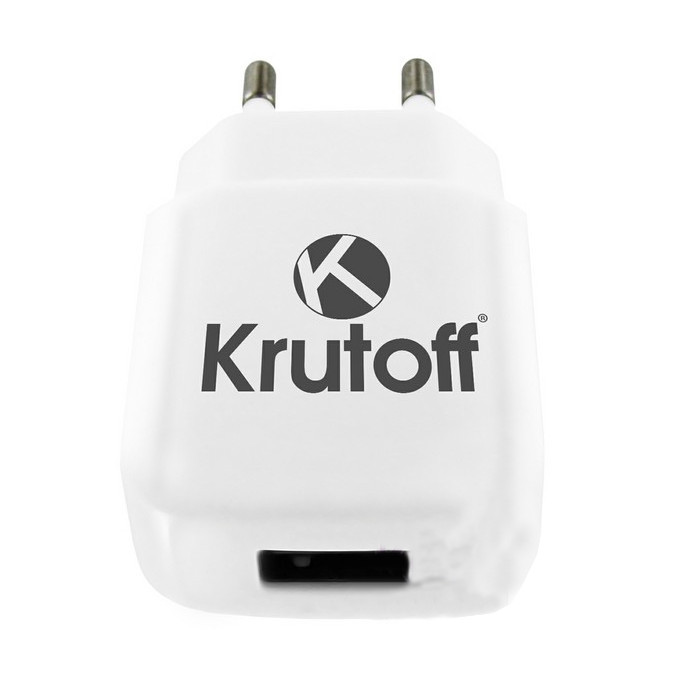 фото Зарядное устройство krutoff ch-02 1xusb 2.1a 02171