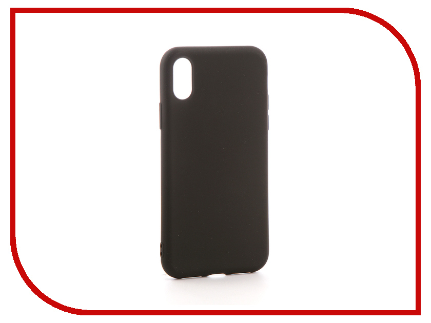 фото Аксессуар Чехол Neypo Soft Matte Silicone для APPLE iPhone X Black NST2606