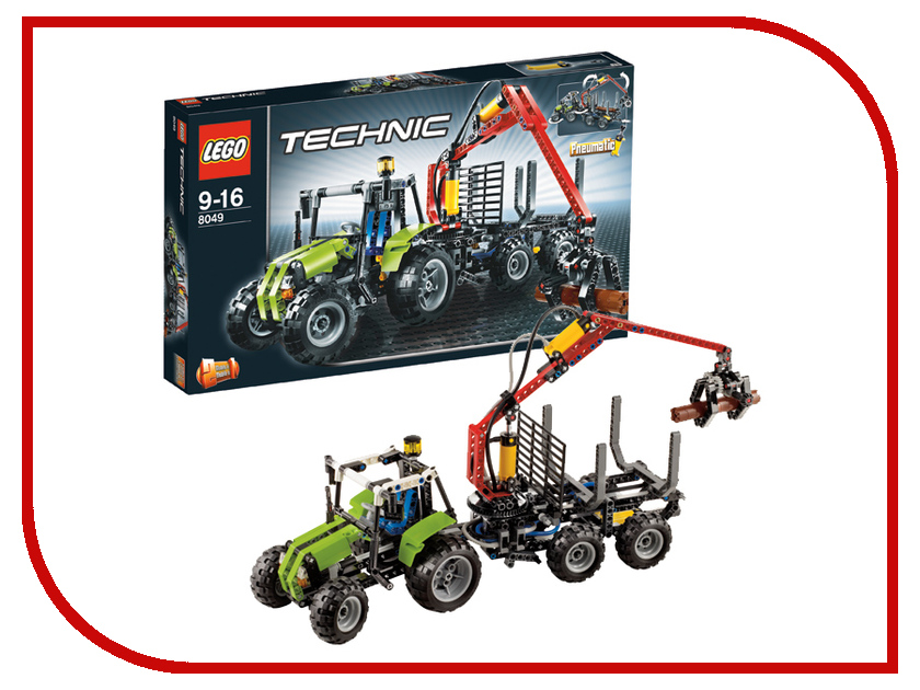 

Конструктор Lego Technic Трактор с лесопогрузчиком 8049