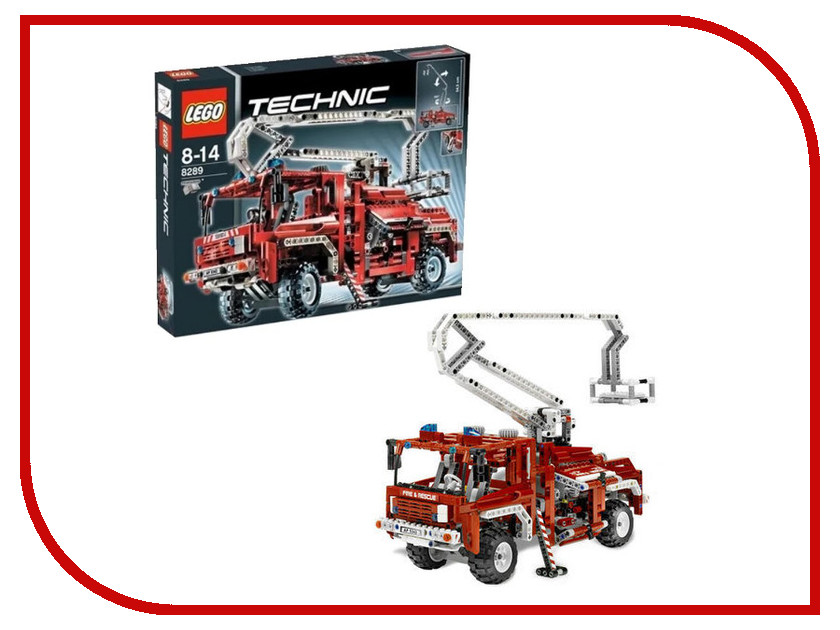

Конструктор Lego Technic Пожарный грузовик 8289