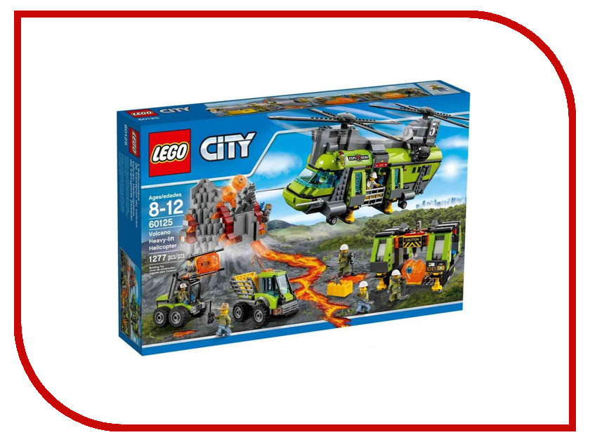 

Конструктор Lego City Volcano Heavy-lift Helicopter 60125