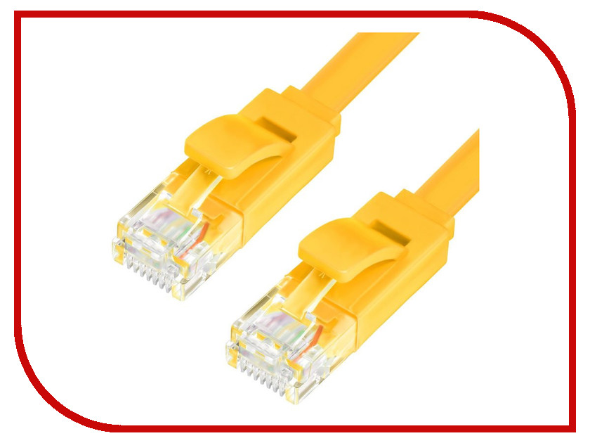 

Сетевой кабель Greenconnect Premium UTP 30AWG cat.6 RJ45 T568B 0.2m Yellow GCR-LNC622-0.2m