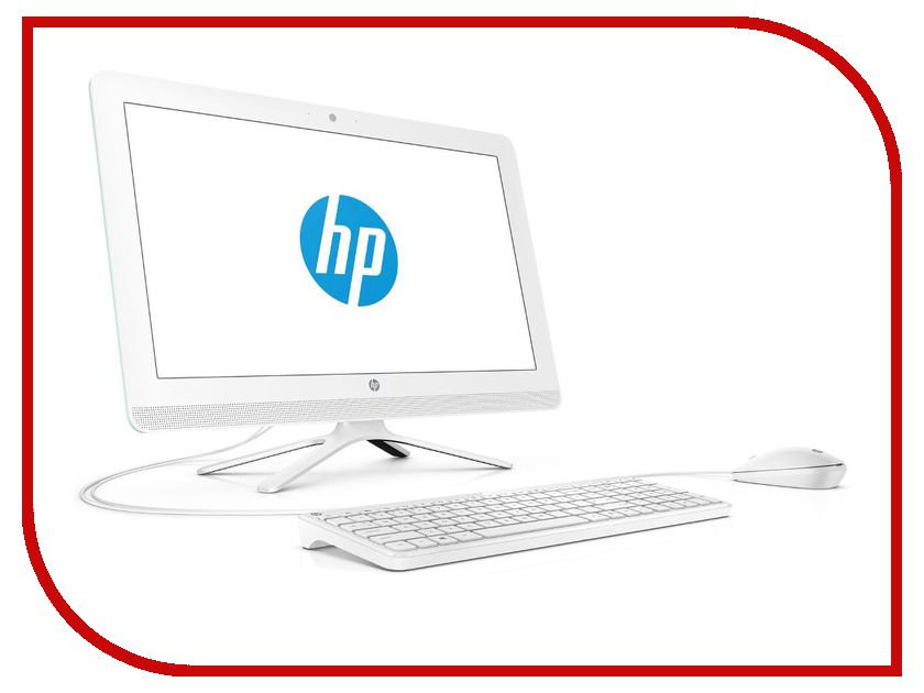 фото Моноблок HP AIO 22-b015ur White Y0X77EA (Intel Celeron J3060 1.6 GHz/4096Mb/1000Gb/DVD-RW/Intel HD Graphics/Wi-Fi/Bluetooth/Cam/21.5/1920x1080/Windows 10 64-bit)