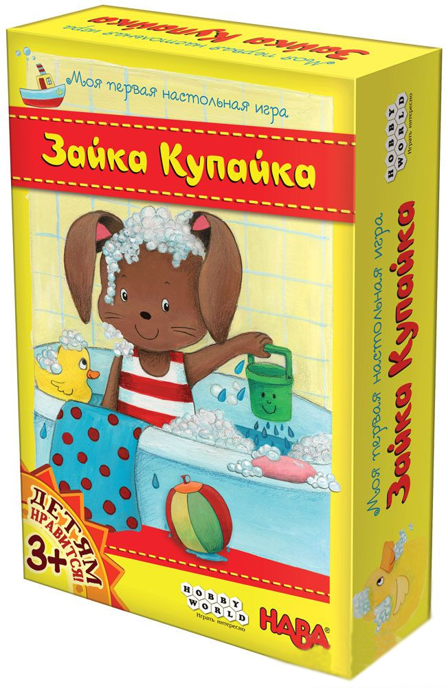 

Настольная игра Hobby World Зайка Купайка 1814, Зайка Купайка
