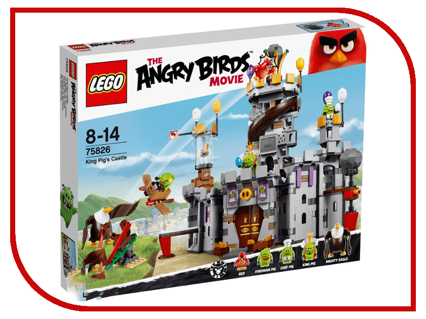 фото Конструктор Lego The Angry Birds Movie Замок короля Свинок 75826