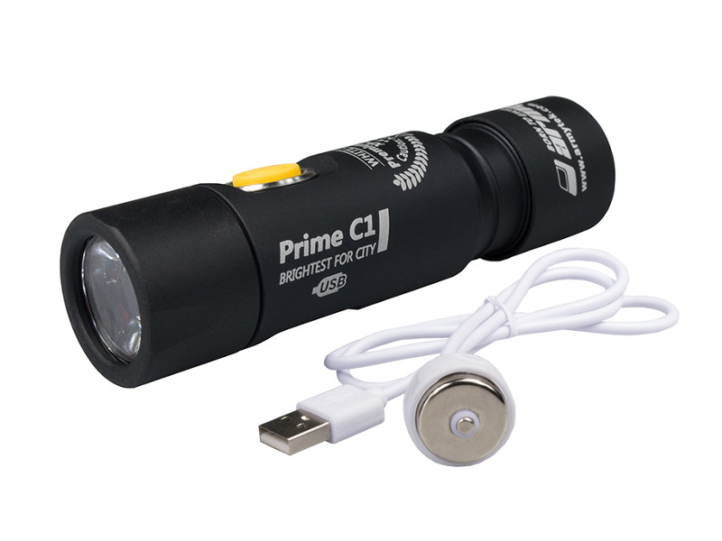 

Фонарь ArmyTek Prime C1 Magnet USB + 18350 XP-L, Prime C1 Magnet USB + 18350