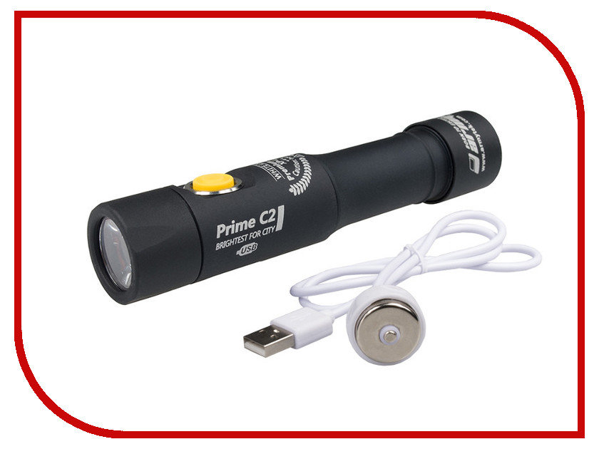 фото Фонарь ArmyTek Prime C2 Magnet USB + 18650 XP-L