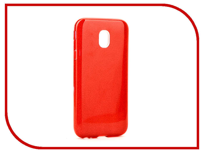 фото Аксессуар Чехол Samsung Galaxy J3 2017 J330 Neypo Brilliant Silicone Red Crystals NBRL2581