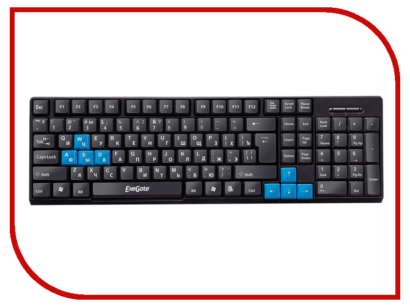 

Клавиатура ExeGate LY-402 Black USB