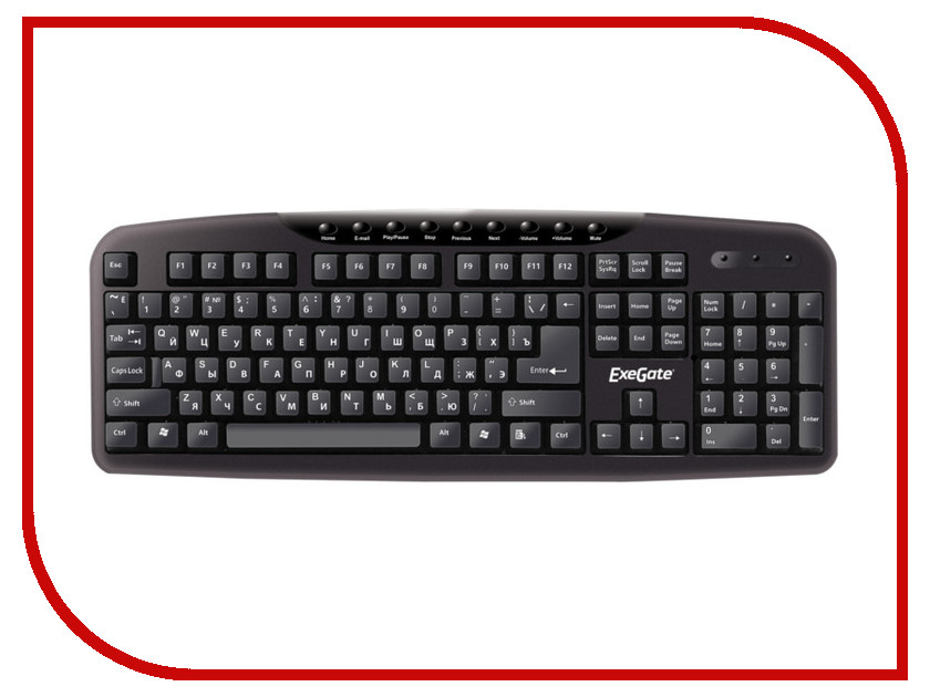 

Клавиатура ExeGate LY-502M Black USB