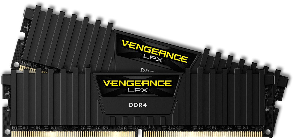 

Модуль памяти Corsair Vengeance LPX Black DDR4 DIMM 2400MHz PC4-19200 CL14 - 16Gb KIT (2x8Gb) CMK16GX4M2D2400C14, CMK16GX4M2D2400C14