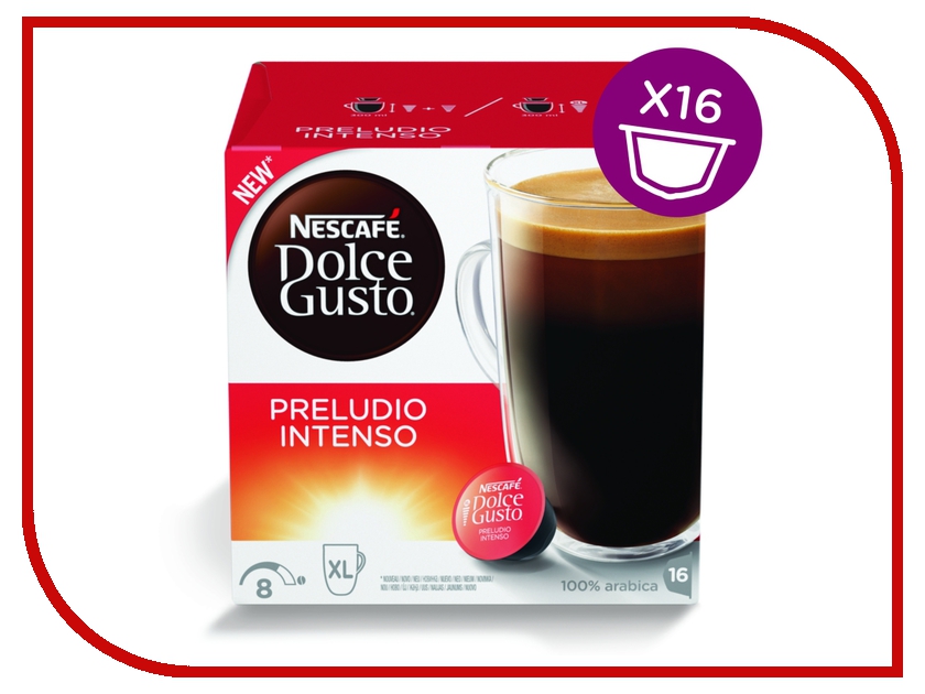 

Капсулы Nescafe Dolce Gusto Preludio Inso 16шт 12323697