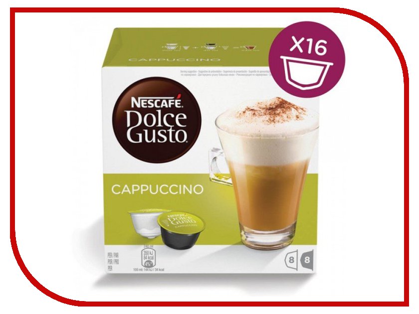 

Капсулы Nescafe Dolce Gusto Cappuccino 16шт 5219849