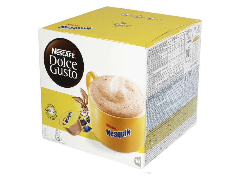 Капсулы для кофемашин Nescafe Nesquik 16шт стандарта Dolce Gusto 12291044