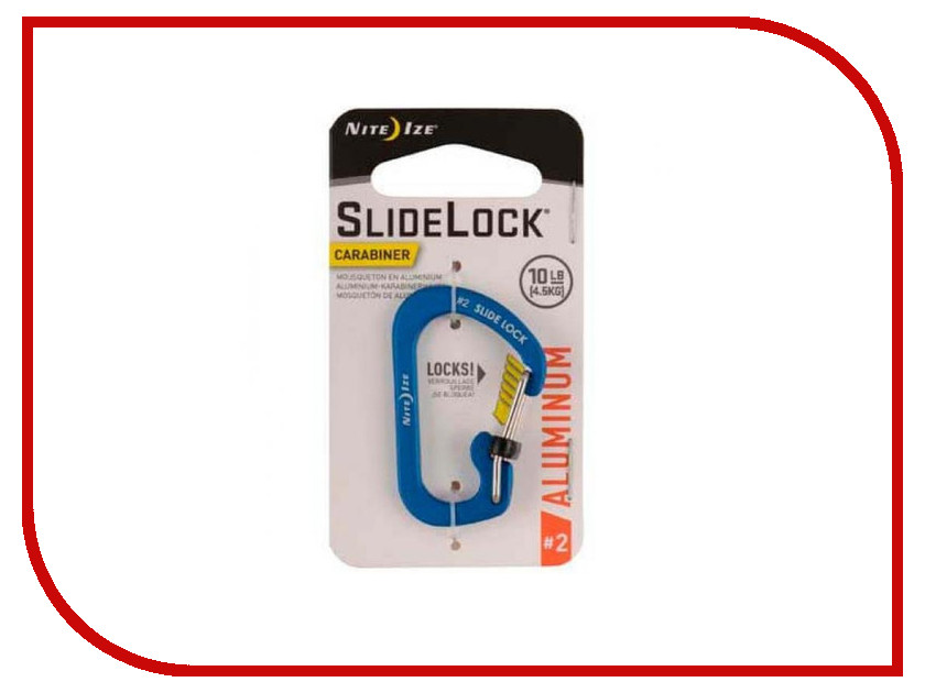 

Nite Ize SlideLock CSLA2-03-R6 Blue