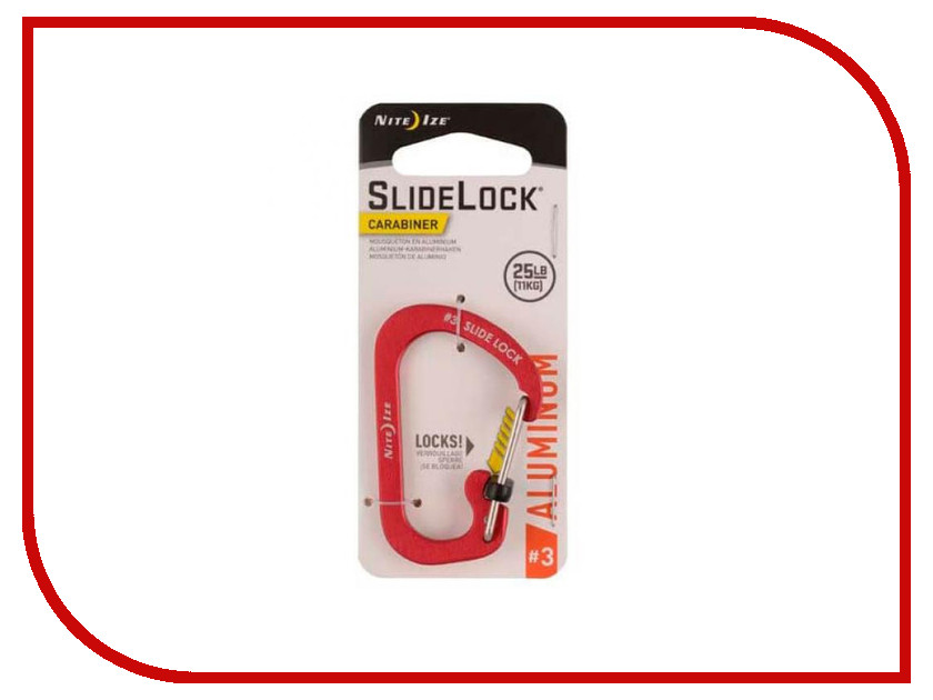 

Nite Ize SlideLock CSLA3-10-R6 Red, CSLA3-10-R6
