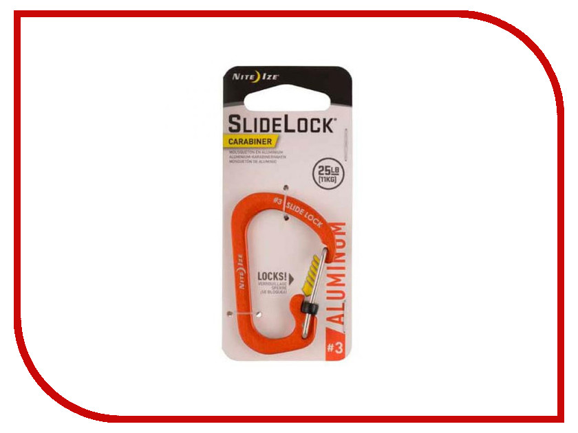 

Nite Ize SlideLock CSLA3-19-R6 Orange