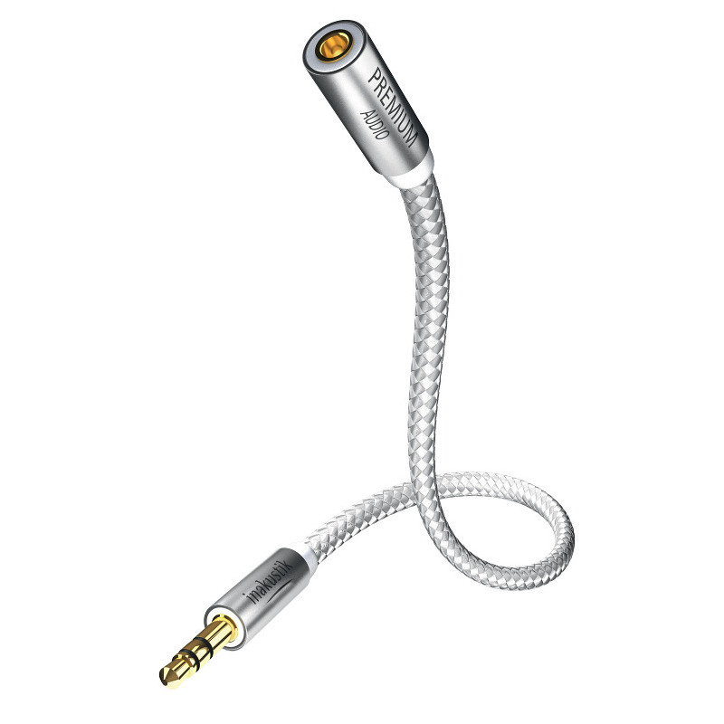 

Аксессуар Inakustik Premium Extension Audio Cable 3.5mm - 3.5mm + 6.3 Jack Adapter 10m 00410210, 00410210