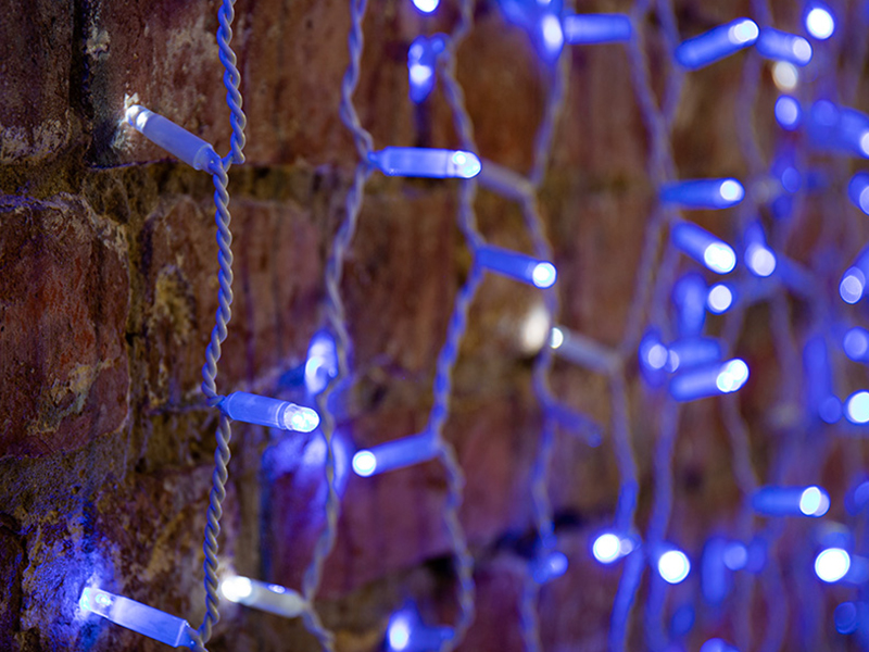 

Гирлянда Neon-Night Светодиодный Дождь 2x1.5m 360 LED Blue 235-223, 235-223