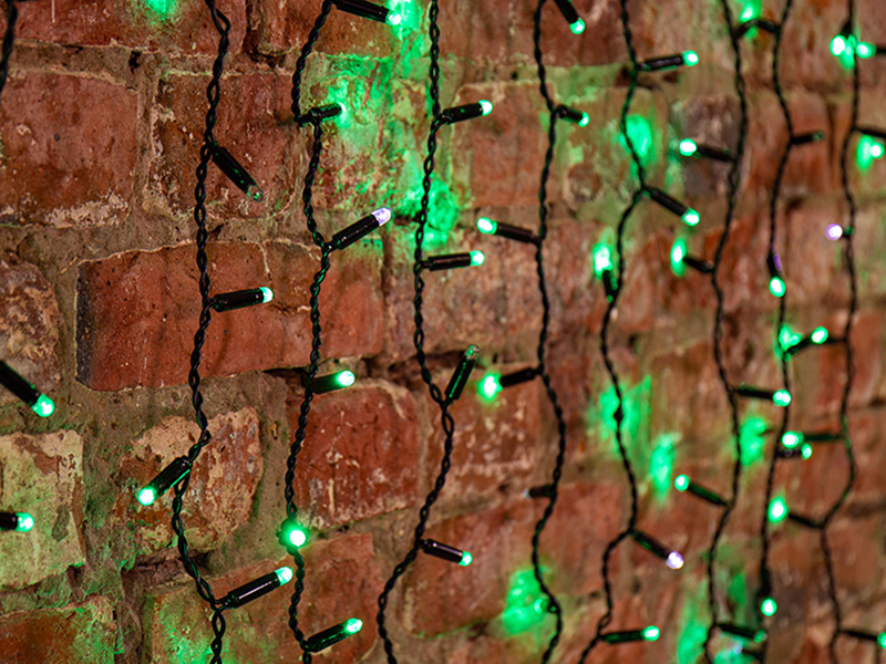 

Гирлянда Neon-Night Светодиодный Дождь 2x1.5m 360 LED Green 235-236, 235-236