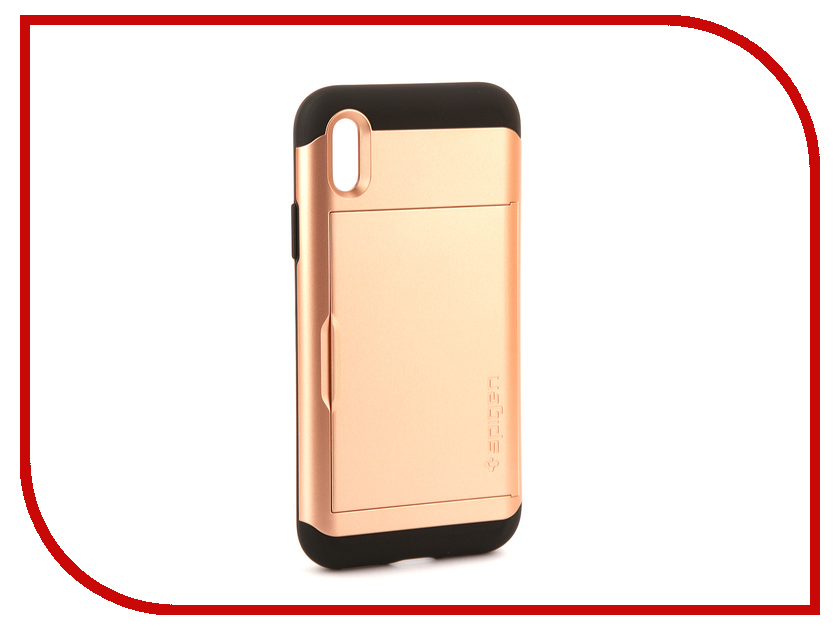 

Аксессуар Чехол Spigen Slim Armor CS для APPLE iPhone X Gold 057CS22157