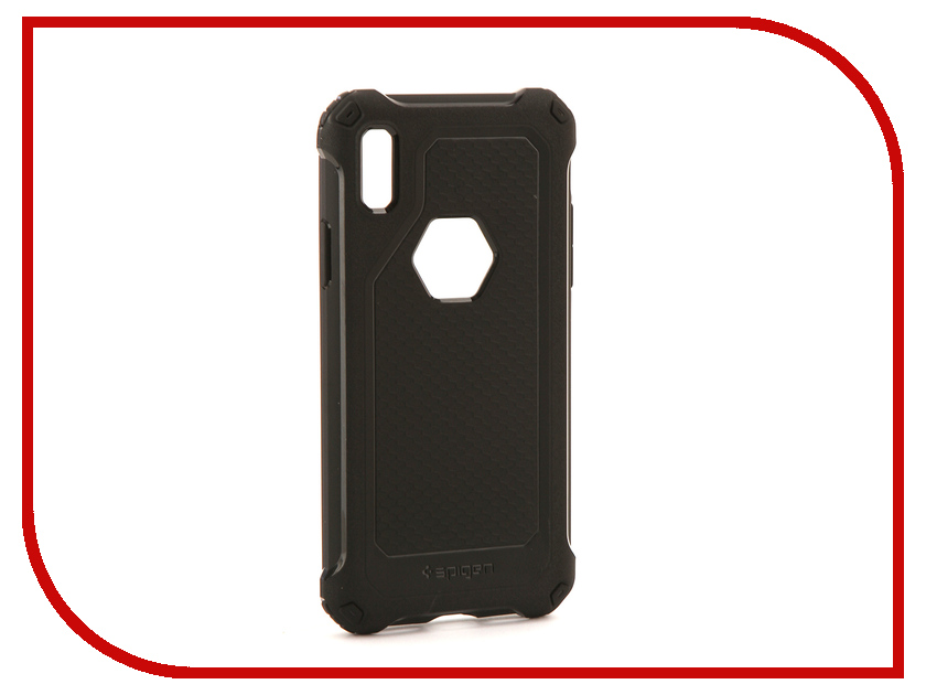 фото Аксессуар Чехол Spigen Rugged Armor для APPLE iPhone X Extra-Black 057CS22154