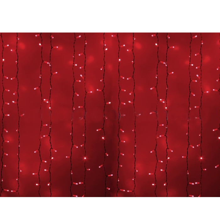 

Гирлянда Neon-Night Светодиодный Дождь 2x1.5m 360 LED Red 235-112, 235-112