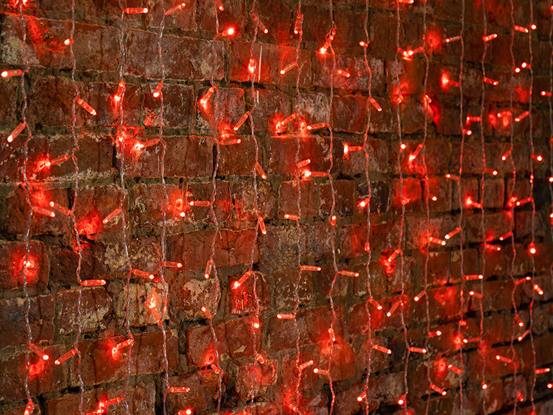 фото Гирлянда neon-night светодиодный дождь 2x1.5m 360 led red 235-302