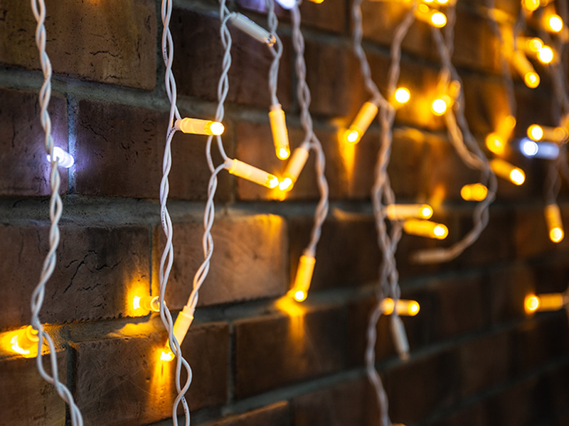 

Гирлянда Neon-Night Айсикл 4.8x0.6m 176 LED Yellow 255-161, 255-161