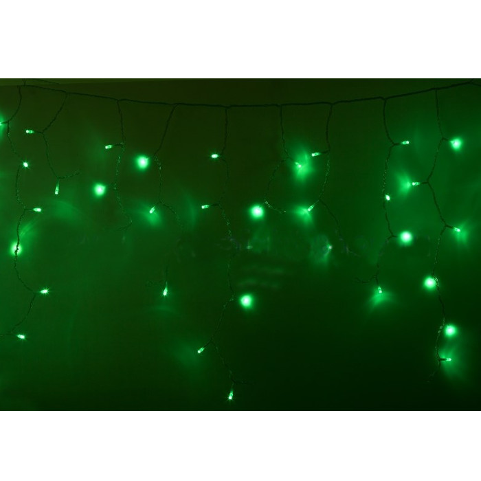 Гирлянда Neon-Night Айсикл 4.8x0.6m 176 LED Green 255-144 гирлянда neon night айсикл 4 8x0 6m 176 led warm white 255 146