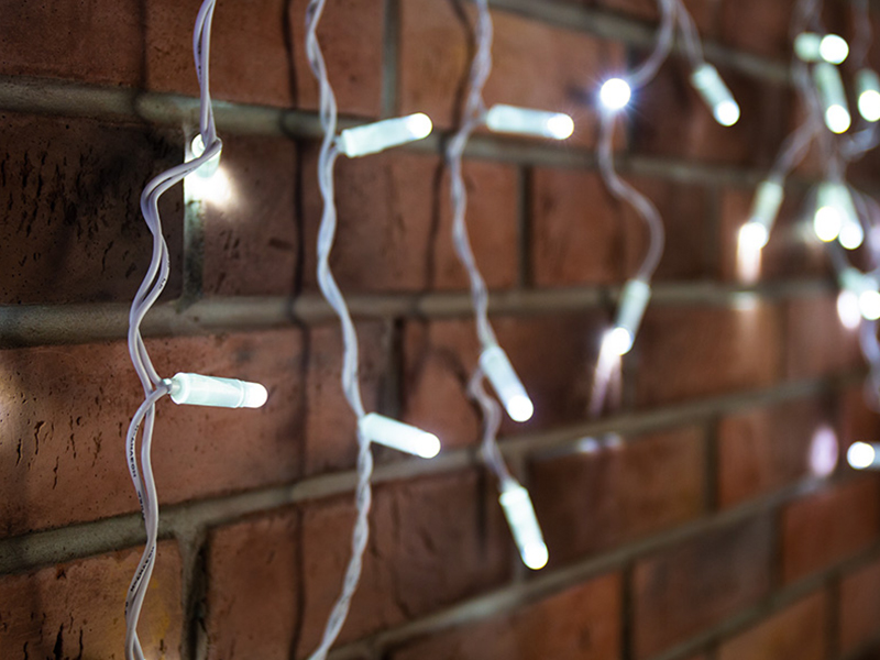 

Гирлянда Neon-Night Айсикл 2.4x0.6m 88 LED White 255-034, 255-034