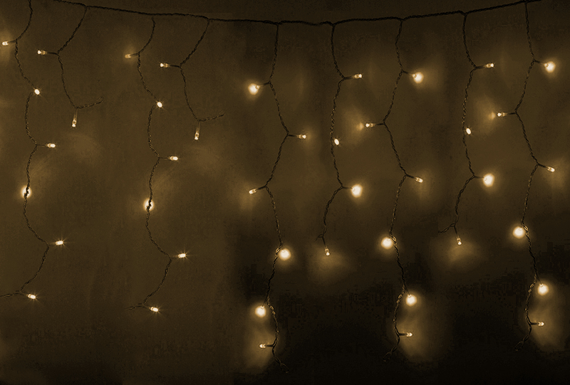 

Гирлянда Neon-Night Айсикл 2.4x0.6m 88 LED Yellow 255-051, 255-051