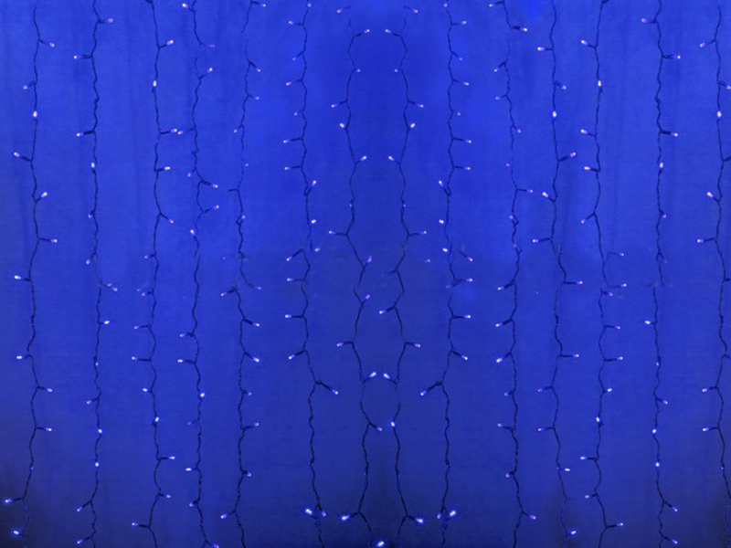 Гирлянда Neon-Night Светодиодный Дождь 2x0.8m 160 LED Blue 235-103 гирлянда neon night светодиодный дождь 2x3m 760 led red 235 142