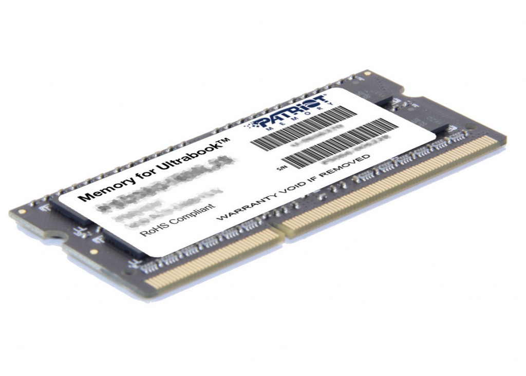  Patriot Memory DDR3L SO-DIMM 1600Mhz PC3-12800 CL11 - 4Gb PSD34G1600L2S