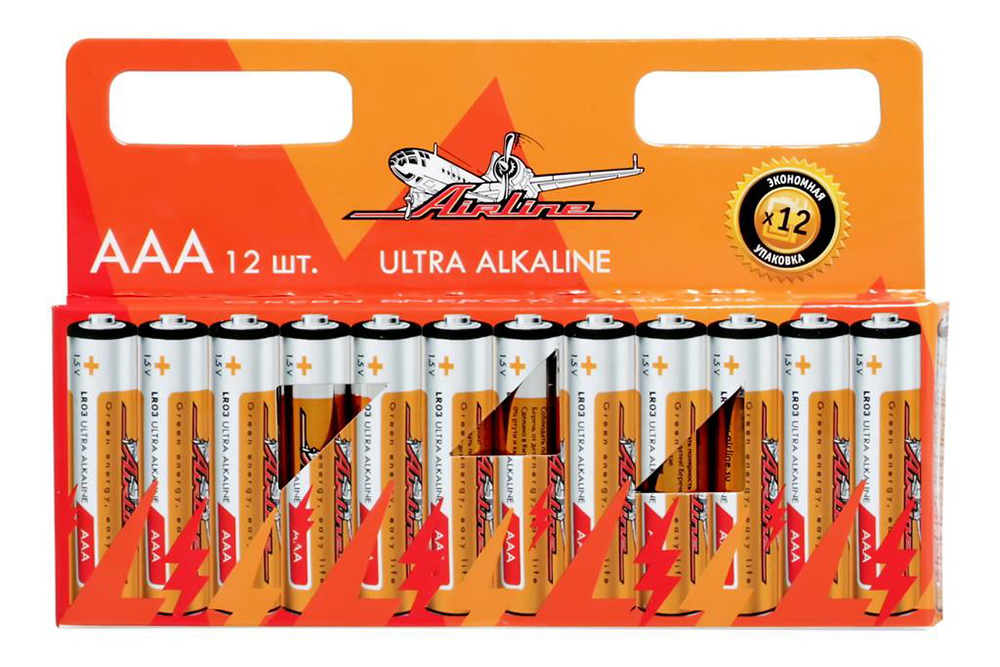 Батарейка AAA - Airline AAA-12 LR03 (12 штук)
