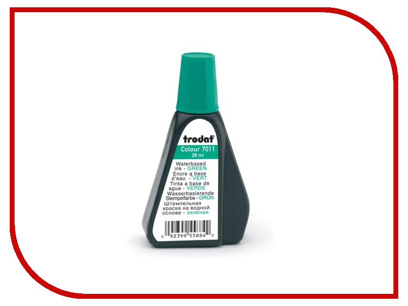 

Краска штемпельная Trodat 7011 28ml Green 225211