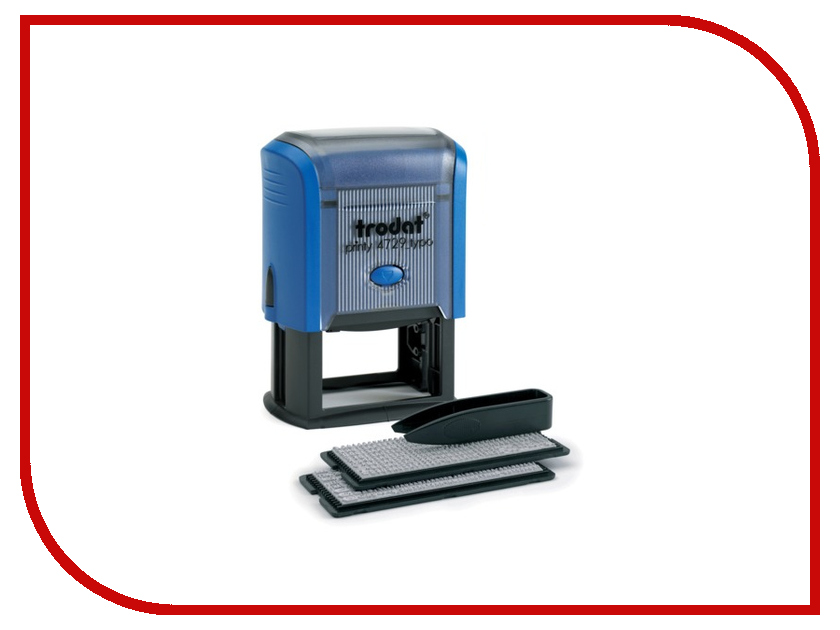 

Датер самонаборный Trodat 4729 50x30mm Blue 235553