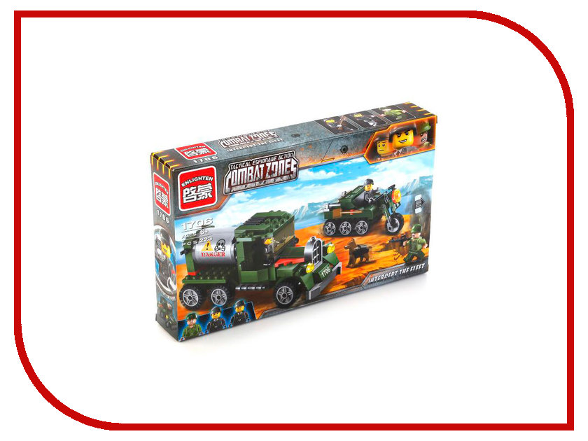 

Конструктор Enlighten Brick CombatZones 1706 Военная техника 223 дет. 233250