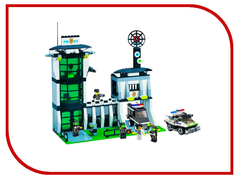 

Конструктор Enlighten Brick Полиция 129 Полицейский участок 589 дет. 116240