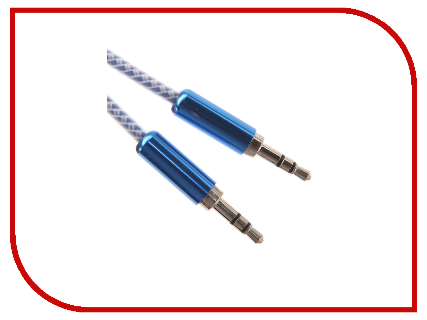 

Аксессуар WIIIX AUX 3.5 Jack/M 1m Blue CBA50-35-10BU