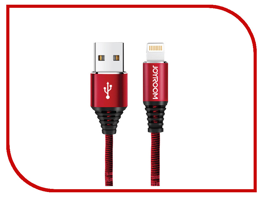 

Аксессуар JoyRoom Woven Fabric S-L316i USB - Lightning Red