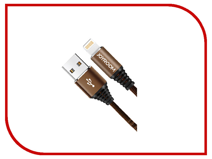 

Аксессуар JoyRoom Woven Fabric S-L316i USB - Lightning Brown