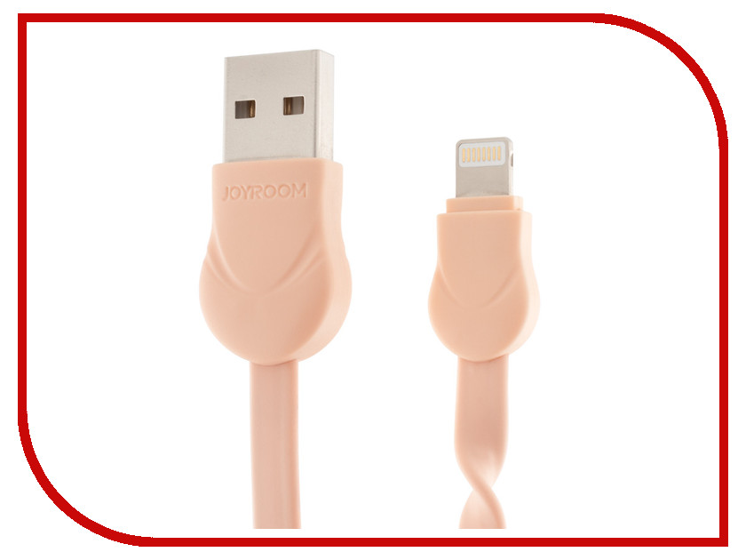 

Аксессуар JoyRoom Waves S-L121i USB - Lightning Pink