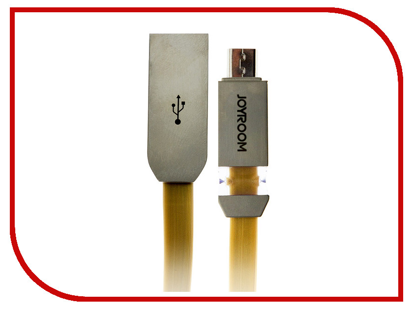 

Аксессуар JoyRoom Crystal S-M337m USB - micro USB Gold